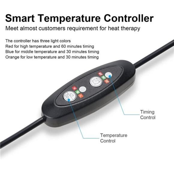 Heated Neck Stretcher w/ Magnetic Therapy Pillowcase, Neck and Shoulder Relaxer - Picture 5 of 7